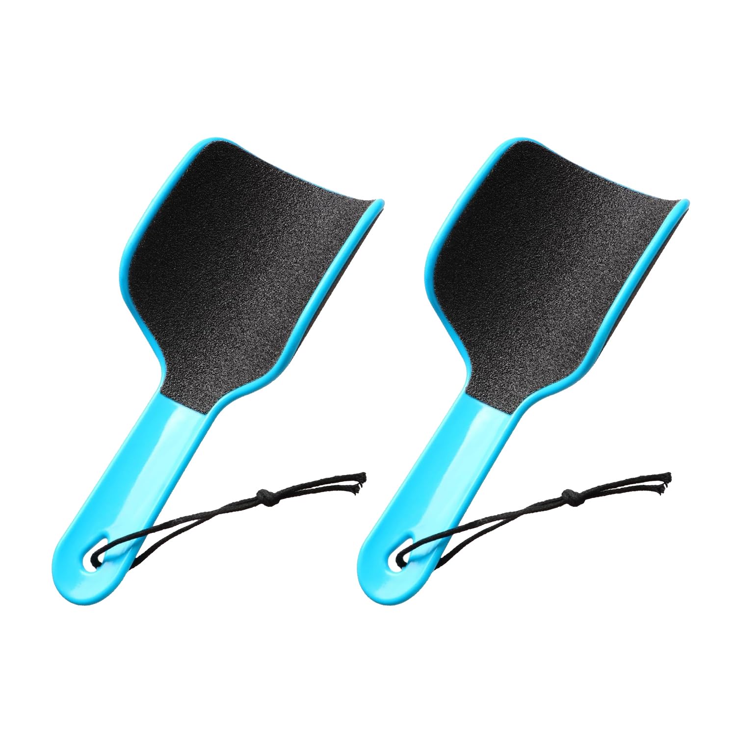 Xvnoesza 2Pcs Xvnoesza, Foot File, U-Shaped Design for Efficient Skin Removal, Feet File, Foot Scraper, Ergonomic Anti-Slip Handle, 7.8 x 3.43 x 1.77 in, Blue