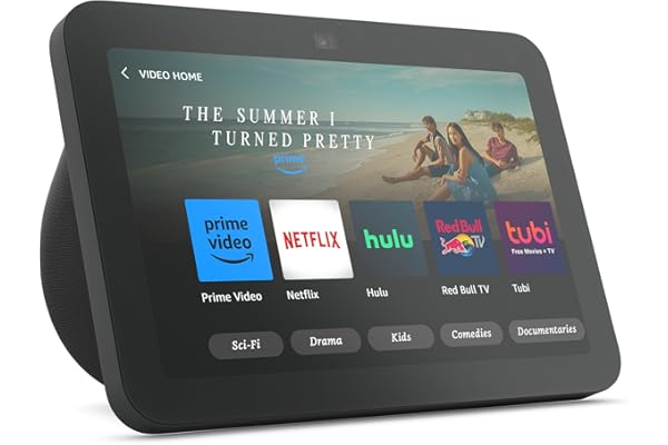 Amazon Echo Show 8 (3rd Gen, 2023 release) | With Spatial Audio, Smart Home Hub, and Alexa | Charcoal