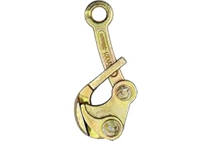 LONGADS 0.5T Cable Grip,0.5/1/2/3T Cable Puller Tool, Used for Wire Stretcher Fence Tool，0.5T Wire Cable Puller Tool, Wire Rope Pulling Clamp with Swinging Lock Buckle