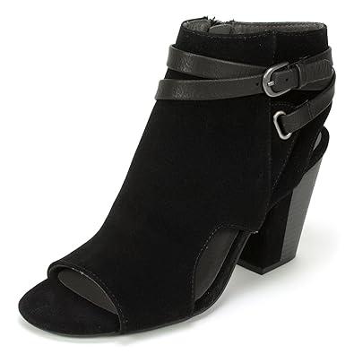 white mountain open toe booties