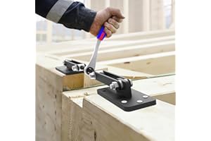 DITKOK Heavy Duty Beam Puller Tool with Plates, Wall Puller Framing Tool with Ergonomic Reversible Ratchet, Framing Puller fo