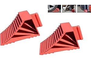 MLTOOLS Wheel Chocks | 2 Pack High Grip Wheel Chocks | Made in USA WC283