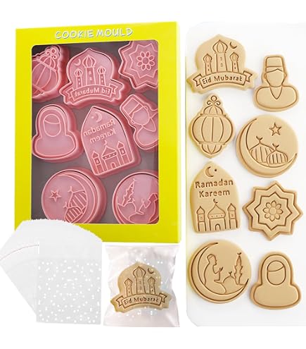 Eid Mubarak - Cortadores De Galletas De Ramadán, Molde Islámico