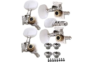 Sevender 2R2L Semiclosed Banjo Strings Tuning Pegs Tuners Machine Heads Turning Keys