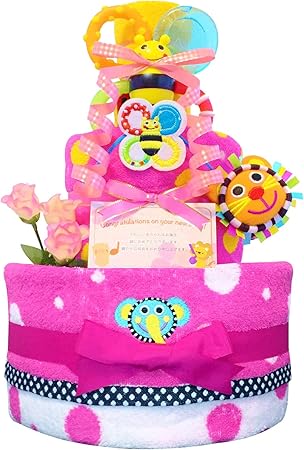 Amazon Kanonbabys おむつケーキ 女の子 サッシー Sassy 出産祝い 2段 Sサイズ 6107 おむつケーキ ベビー マタニティ 通販 Amazon Kanonbabys おむつケーキ 女の子 サッシー Sassy 出産祝い 2段 Sサイズ 6107 おむつケーキ ベビー マタニティ 通販