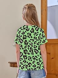 Girls Short Sleeve T Shirts Kids Summer Tops