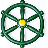 Barcaloo Playground Kids Steering Wheel Toy - Outdoor Playhouse Toys Plastic Pirate Ship Wheel for Jungle Gym or Swing Set Ac