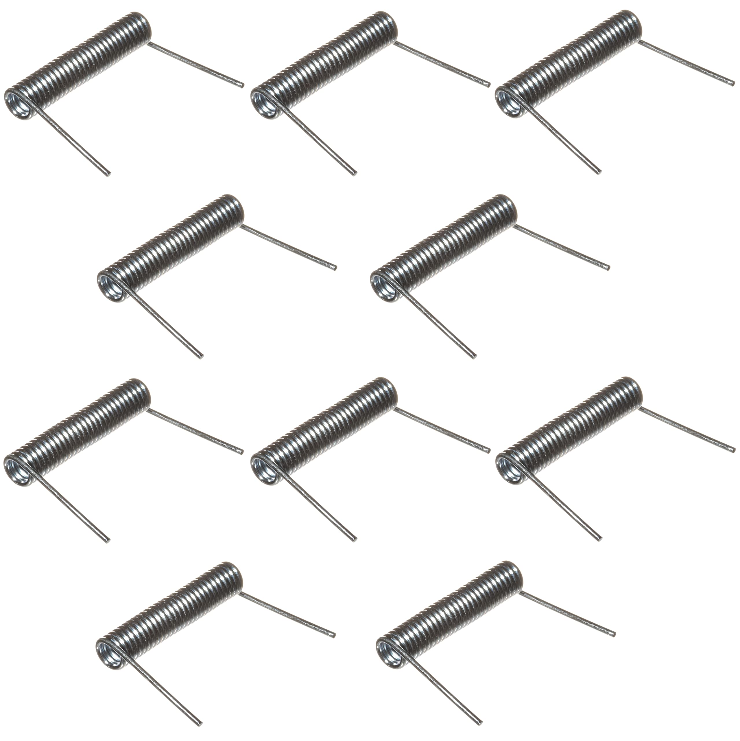 Pack of Ten 35mm Zinc Plated Torsion Springs (suit Traditional Letterboxes/Letter Plates)