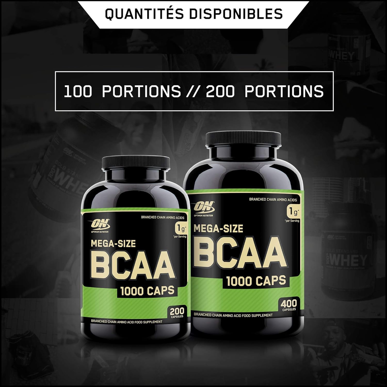 Optimum Nutrition Instantized BCAA Capsules, Keto Friendly Branched Chain Essential Amino Acids, 1000mg, 400 Count: Health & Personal Care