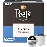 Peet's Coffee Coffee Pods, Medium Roast, Big Bang, 48 K Cups