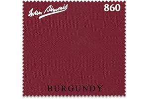 Iwan Simonis 860 Pool Billiard Table Cloth - Authorized Dealer (Burgundy, 8 ft)