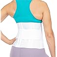 BraceAbility Low Back Compression Brace - Wraparound Lumbar Support Belt for Herniated or Bulging Discs, Pinched Nerve Pain Relief, Degenerative Disc Disease and Hip Strains for Men and Women (L)
