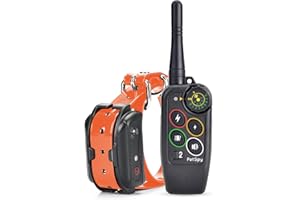 PetSpy M686 Premium Dog Training Shock Collar, 1100 Yards, Medium to Large Dogs, with Vibration, Electric Shock and Beep, Waterproof, Remote Trainer (One Dog)