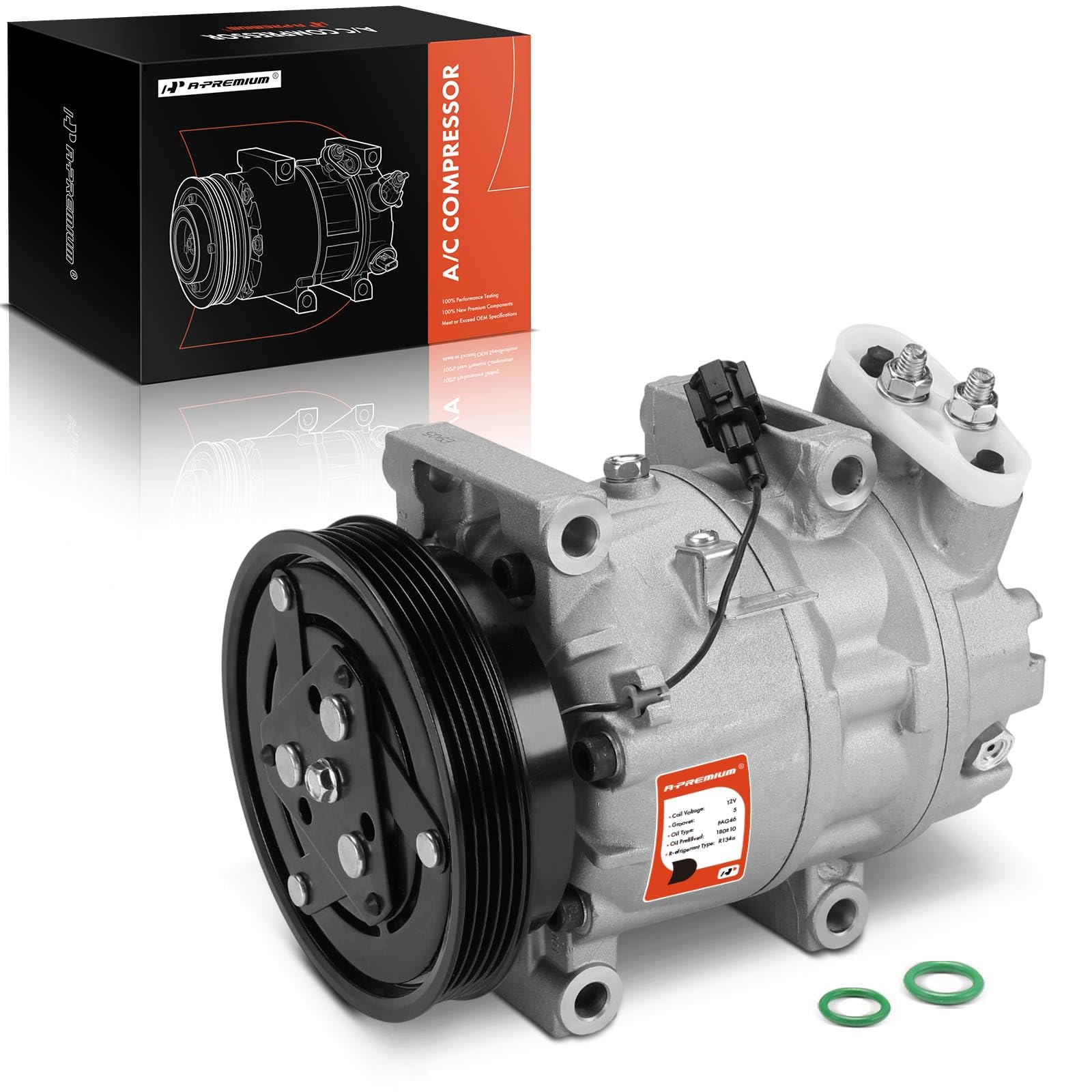 Photo 1 of A-Premium A/C Compressor with Clutch Compatible with Infiniti QX4 3.3L 1997-1998, Nissan Pathfinder 3.3L 1996-1998