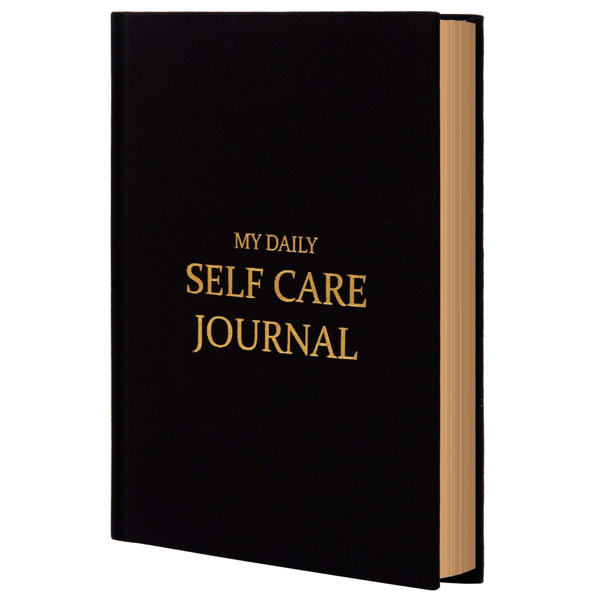 Self-Care Journal Book, Gratitude Journal, Happiness A5 Notebook Fabric Book Planner, A Daily Diary for Women with Guided Self Reflection Prompts