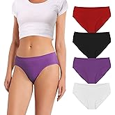 GAREDOB Hipster Underwear for Women Low Rise Soft Comfortable Panty Size S-3XL