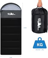 SAIL 3 Season Sleeping Bag Kids Adults Extra Wide 220x75cm 1.3kg view 7