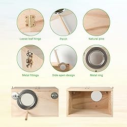 Parakeet Nesting Box, Transparent Bird Box Bird