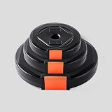 Phoenix Fitness 20kg Adjustable Barbell Set 25mm Knurled Bar Vinyl Plates view 7