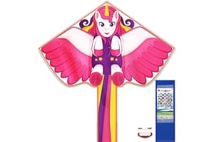 YongnKids Kite for Kids Age 4-8 8-12, Large Kite for Boys Adults Easy to Fly & Assemble, Beach Kites with 328ft Kite String,Perfect for Beach Trip Park Family Activities Outdoor Games