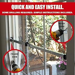 SECURITYMAN Sliding Door Security Bar-Child Proof