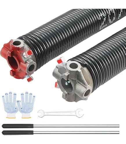 Blesseras Garage Door Torsion Spring Wire, GW-01B-001, 8' Home Safety Cable, Polished, 0.52 Pounds, Pair 9.6 - View #6
