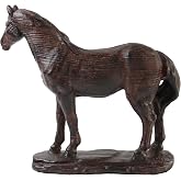 Hymmah Hourse Statue Home Decor Rustic Home Decorations for Living Room, Boho Sculpture Resin Animal Collectible Figurines for Indoor Decor