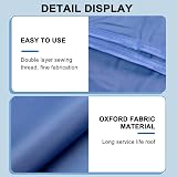 Nvanvmm 2x2M Blue Canopy Top Cover Replacement Four-Corner Tent Cloth view 2
