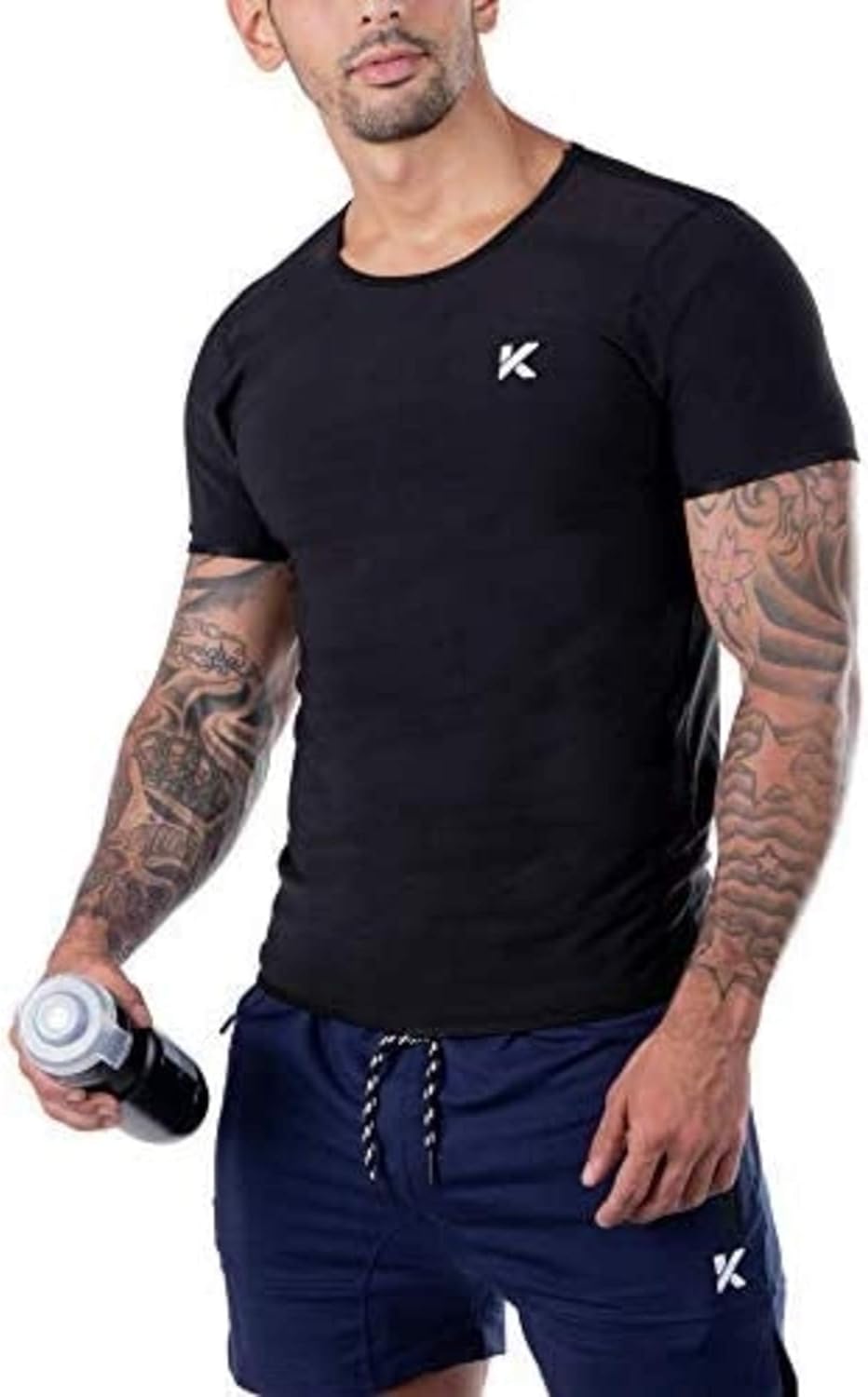 Kewlioo Men's Heat Trapping Shirt - Sweat Body Shaper Vest for Men, Mens Bodysuit Slimmer Saunasuits, Shapewear Compression Top, Gym Belt Exercise Jacket, Versatile and Discreet : Sports & Outdoors