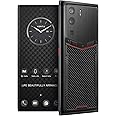 METAVERTU Web 3.0 Carbon Fiber 5G Phone, Unlocked Android Smartphone, Secure Encrypted, Double Systems, 64MP Camera, 144Hz AMOLED Curved Display, Dual SIM, Fast Charge (Glossy, 18G+1T)