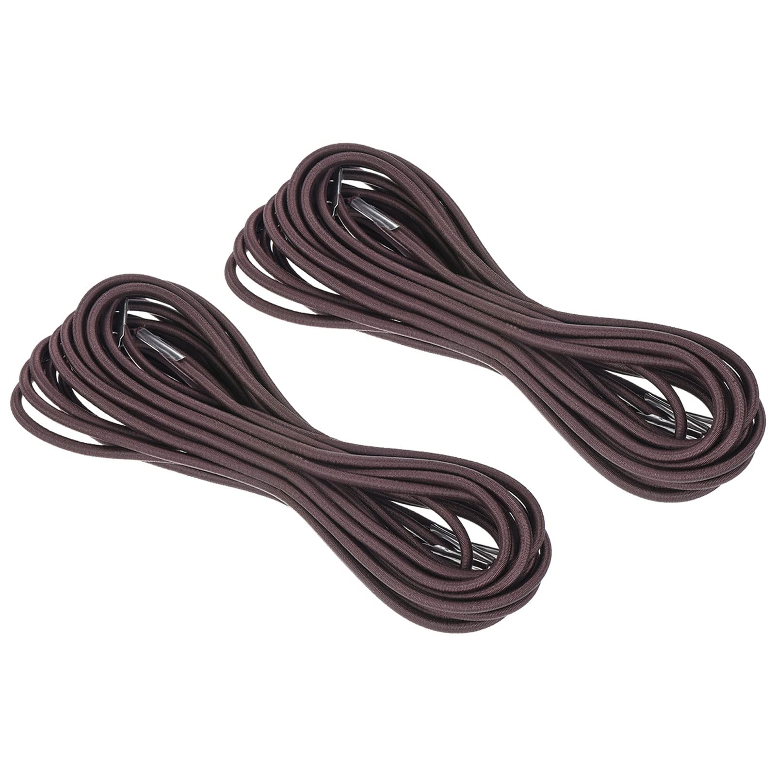 PATIKIL Replacement Cord for Zero Gravity Chair, 2 Set Repair Tool Kit Universal Replacement Elastic Cords for Anti Gravity Chair Outdoor Recliners, Brown