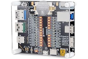 Treedix USB Cable Tester Board USB Cable Checker Data Wire with Acrylic Case Charging Test Data Line Type-C Micro Type A Type B