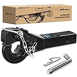 Nilight 10-TON Pintle Hitch for 2-Inch Receiver