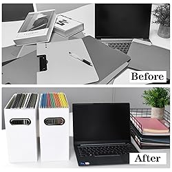 Tunnkit File Organizer, Cardboard File Box for