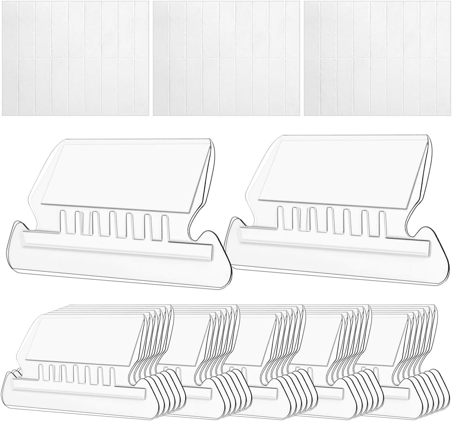 File Folder Tabs, Selizo 180 Sets Hanging File Folder Tabs and Inserts 2