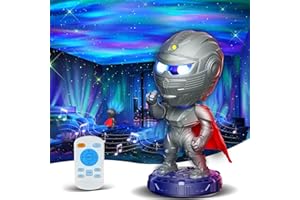 SPOAESN Star Projector Galaxy Night Light - Astronaut Space Projector, Star Projector LED Lights for Room Decor, Gift for Kids Teen Children Adults