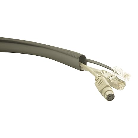 Isolierschlauch aus PVC 25 Meter Innendurchmesser: 9,0mm Außendurchmesser: 10,3mm Kabelschutz Kabelschlauch Schlauch Kabel Sc