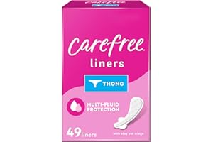 Carefree Thong Regular 49 Count Unscented Liner