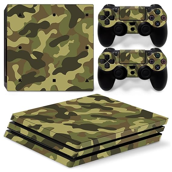 Stillshine PS4 Pro Vinyl Skin Decal selbstklebender Aufkleber für Playstation 4 Pro Konsole & 2 Dualshock Controller im Set g