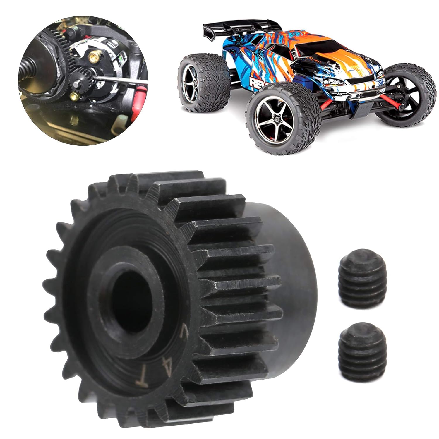 RC Motor Pinion Gear, Resistance Sturdiness RC Motor Gear Durable