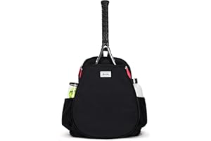 Ame & Lulu Game On Tennis Backpack - Contains Padded & Adjustable Straps - Two Exterior Water Bottle Pockets