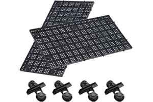 BYH 2pcs Fish Tank Dividers Separate BOAD, 6x12in Adjustable Aquarium Tank Separator Divider Egg Crate Light Diffuser Grid Di