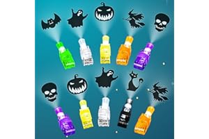 BAMAMON Halloween Party Favors for Kids, 36Pcs Light Up Finger Lights Halloween Goodie Bag Toys Stuffers Fillers Bulk Treats Non Candy for Hal loween Classroom Prizes Gifts Favors Trick or Treat Toys