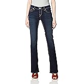True Religion Women’s Becca Mid Rise Bootcut Jeans – Premium Stretch Denim, Flattering Ladies Jeans