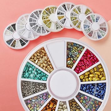 Amazon Com Nmkl38 Nail Art Rhinestones Diamonds Crystals Beads