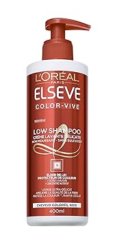 Elsève Low Shampoo Color Vive Waschcreme, 1er Pack (1 x 400 ml)