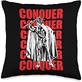 Conquer, Ronnie Bodybuilding Mr Olympia Gym Workout Fitness Throw Pillow