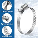 Bolatus Stainless Steel Hose Clips 12-20mm 10Pcs Worm Drive Clamps view 3