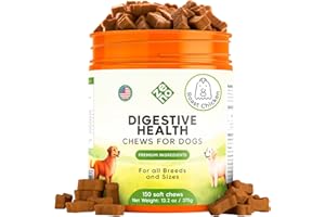 ZENO Probiotics for Dogs Chews 150Pcs - Digestive, Gut Health & Diarrhea Support - US Formula with Dog Probiotics, Enzymes & 
