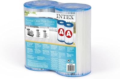 Intex Filter Cartridge Type A Twin Pack 29002 8x4 inch for Pool Pumps